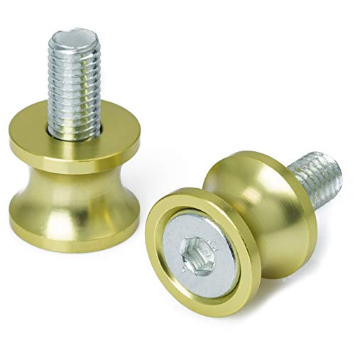 Coppia Supporti Cavalletto Moto Nottolini Accessori Alzamoto Vite M 10 Oro