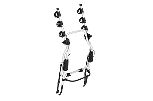 Thule Clipon Hight 9104 - Portabici Posteriore, Per Station Wagon E Hatchback (Per 3 Biciclette), Alluminio