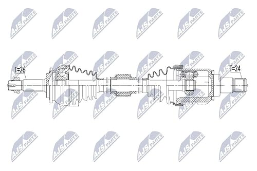 Nty Albero Motore/Semiasse Npw-Ty-096 Anteriori Sx 652Mm