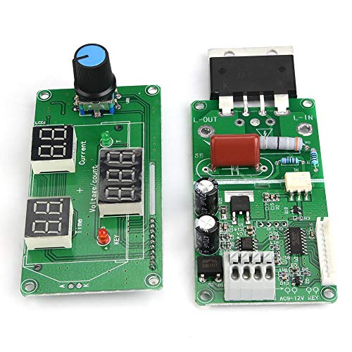 Controller Spot Welder, Modulo Di Controllo Del Tempo Spot Welder, Scheda Controller Display Digitale (9-12Vac, 40A, 100A)(100A)