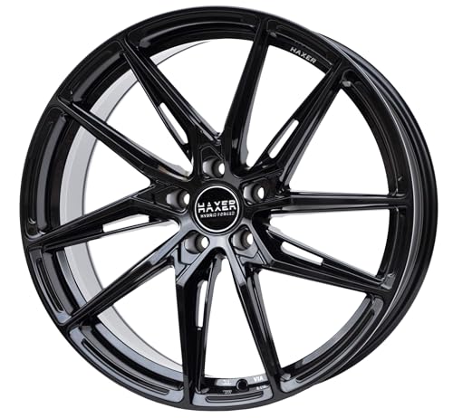 Set, 4 Cerchi, Haxer Hx08F/23140 18X8 5X112 Et40 Bl - Nero