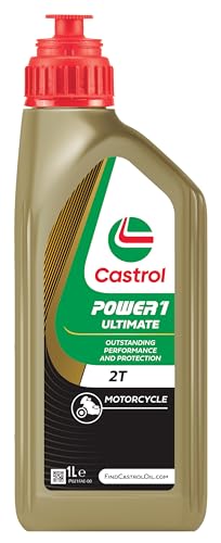 Olio Motore Moto E Scooter Lubrificante Castrol Power 1 Ultimate 2T 1 Litro Lt