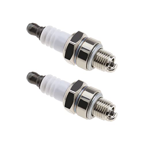 2Pcs Cmr6A Candela Migliore Efficienza Del Carburante Per Decespugliatore Tagliasiepi Compatibile Con Agria Cobra Dolmar Efco Fuji Husqvarna Bbx7600 B