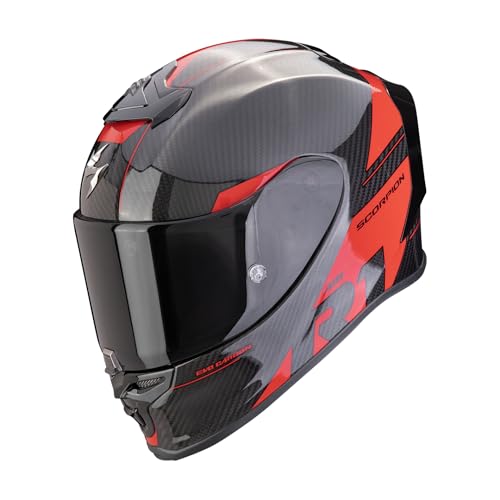 Scorpion Exo-R1 Evo Carbon Air Rally Nero-Rosso M