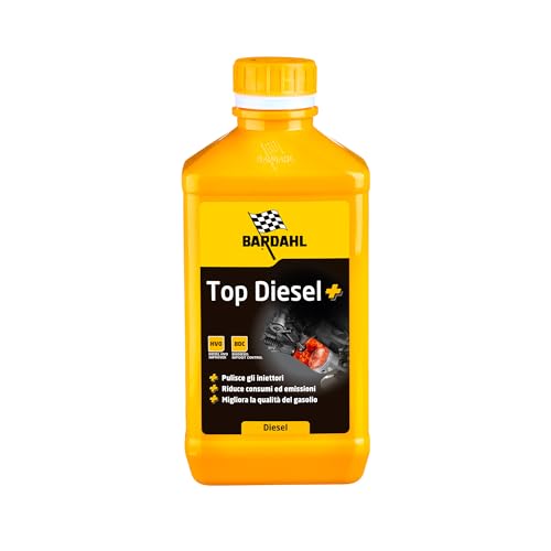Bardahl - Additivo Top Diesel, Lubrifica La Pompa Di Alta Pressione, Protegge Tutto Il Sistema Di Alimentazione, Riduce I Consumi Di Carburante, 1 Lit