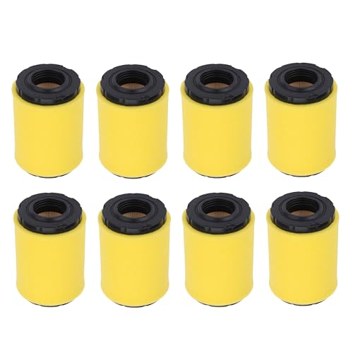 Hippotech Confezione Da 8 Filtri Dell'Aria 796031 Per Briggs Stratton 594201, 590825,591334, Filtro Aria Miu14395 Per John-Deere D100 L105 La135 Per H