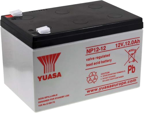 Batteria Yuasa Np12-12 12Ah 12V (151Mm* 98Mm* 97,5Mm) Tutti I Tipi Di Applicazioni.