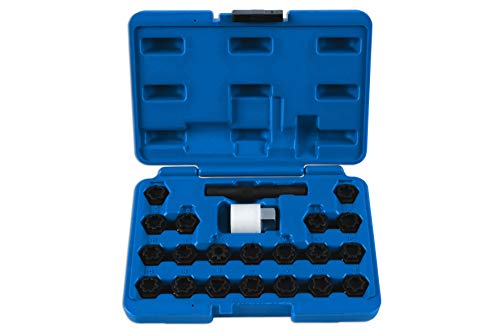 Laser 6232 Locking Wheel Nut Key Set 22Pc - For Audi