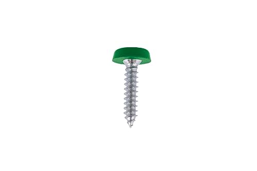 Connect 31556 Number Plate Screw Green No 10 X 3/4 100Pc