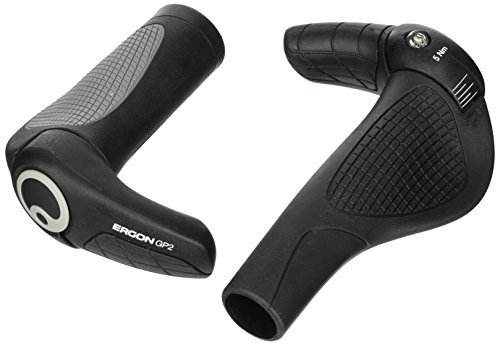 Ergon Gp2-S Rohloff/Nexus, Manubrio Per Bicicletta. Unisex-Adulto, Nero, Taglia Unica