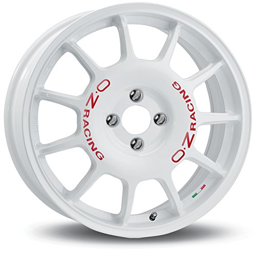 Oz Leggenda Bianco Rosso Scritta 7 X 17 Et42 4 X 100 Foro Mozzo 68 Cerchi In Lega