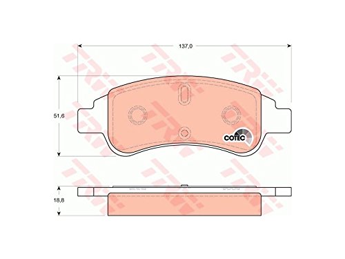 Trw Gdb1563 Kit Pastiglie Freno A Disco
