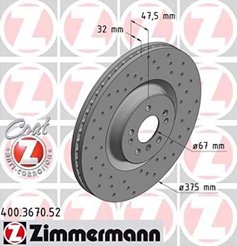 Zimmermann 400.3670.52 - Disco Freno