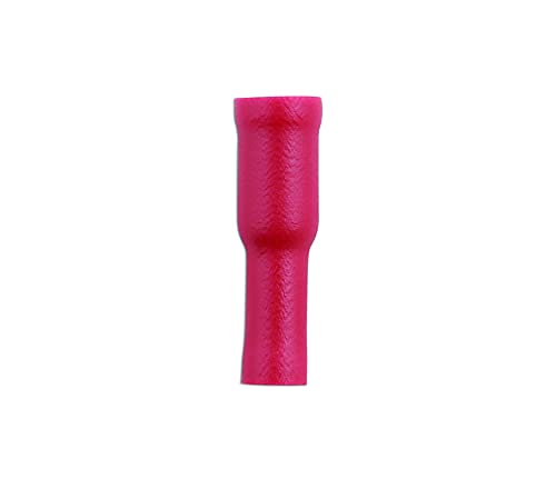 Connect Workshop Consumables 36870 Red Female Bullet Terminal 4Mm 10Pc