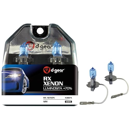 D-Gear 1193327 Lampadine Rx H3 55W +70%, Bianco, 2 Pezzi