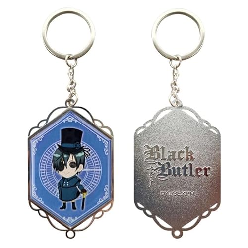 Sakami - Black Butler – Ciel Motive B – Portachiavi In Metallo, 12 Cm