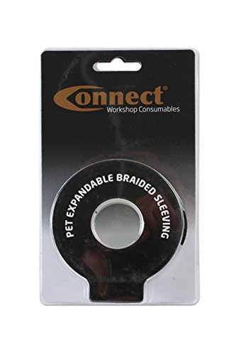 Connect Workshop Consumables 37108 Expandable Braided Sleeving 6Mm 5M Roll In A Clam Blister