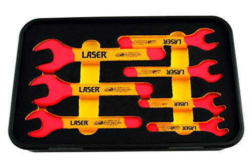 Laser 6048 Insulated Open Ended Spanner Set 7Pc