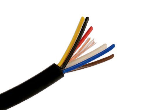 Connect 30093 Black 6 & 1 Trailer Cable 8.75A & 17.5Mm 30M