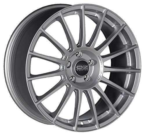 Oz Superturismo Lm Argento Opaco Nero Lettering 7 X 17 Et37 4 X 100 Foro Mozzo 68 Cerchi In Lega