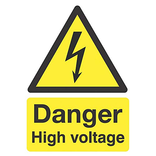 Laser 7574 High Voltage Sign (Double Sided)