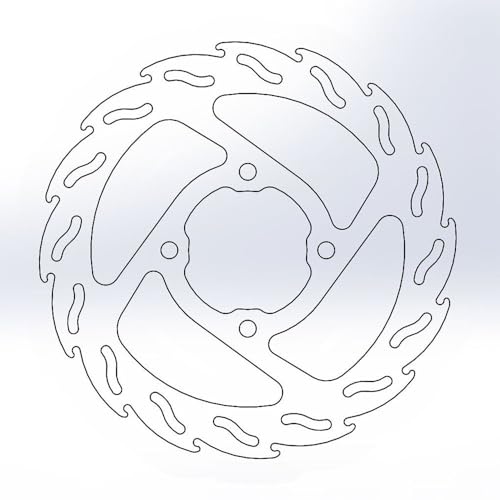 Moto Master Disco Freno Moto Flame Fixed Posteriore Per Un Raffreddamento Ottimale E Resistenza - Spessore 3,1 Mm