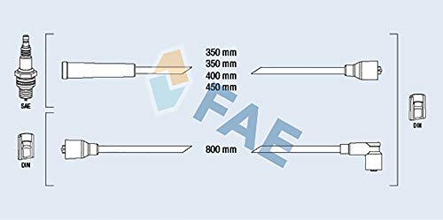 Fae 83210 - Kit Cavi Accensione