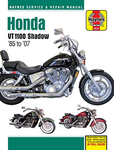 Haynes Honda Vt1100 Shadow V-Twins '85 To '07 Service And Repair Manual