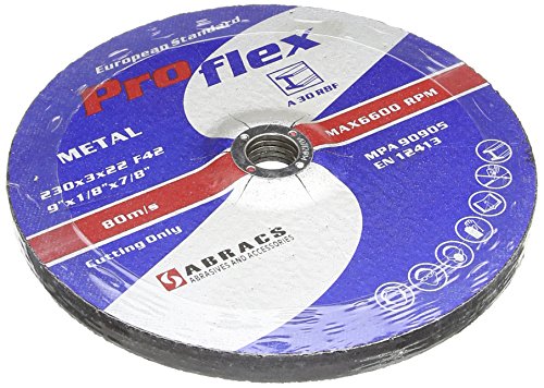 Connect 32066 Abracs Dpc Cutting Discs 230Mm X 3.0Mm 25Pc
