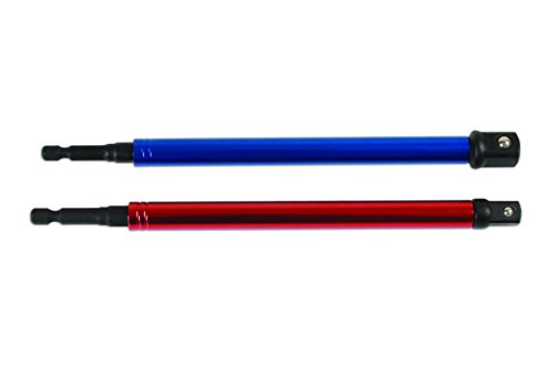 Laser 6984 Socket Adaptor Set, Rotating Sleeve 3/8"D, 1/2"D 2Pc