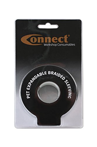 Connect Workshop Consumables 37110 Expandable Braided Sleeving 10Mm 5M Coil In A Clam Blister