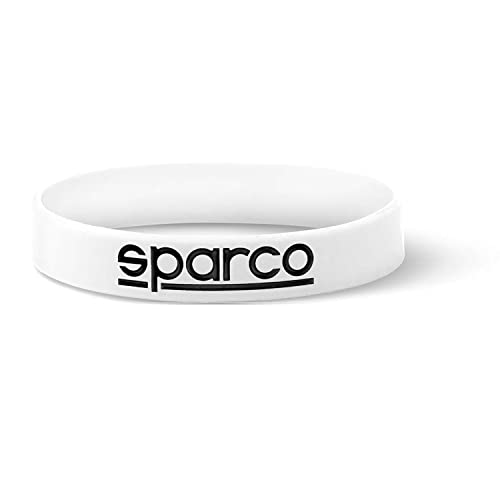 10 Pulseras Sparco Blanco