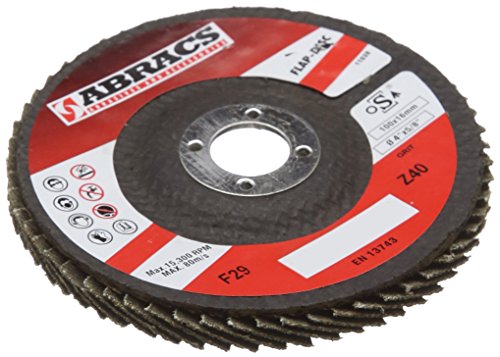 Connect 32079 Abracs Zirconium Flap Discs 100Mm X P40 5Pc