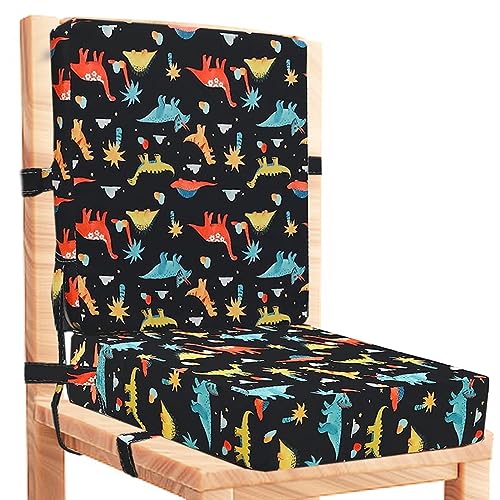 Rialzo Cuscino Per Bambini 2 Pezzi, Cartone Animato Comodo E Smontabile Cuscino Seduta Per Sedia Regolabile Cuscino Alzasedia Con Cinghie Regolabili P