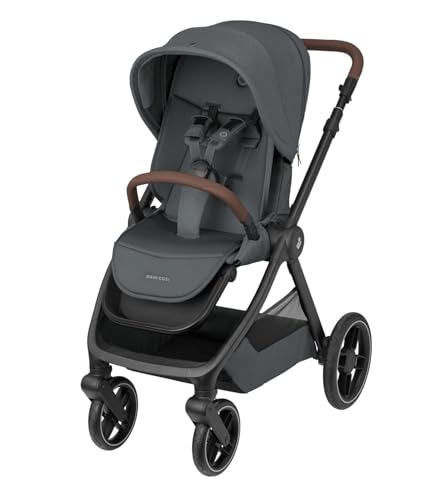 Maxi-Cosi Oxford Plus - Passeggino 2 In 1, Con Navicella, 0 – 4 Anni, 0 – 22 Kg, Compatto Pieghevole, Sospensioni Morbide, 3 Posizioni, Cestino Da 10