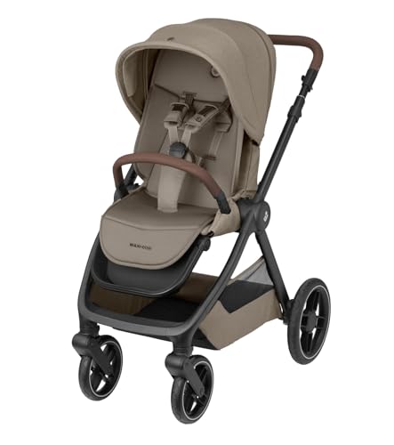 Maxi-Cosi Oxford Plus - Passeggino 2 In 1, Con Navicella, 0 – 4 Anni, 0 – 22 Kg, Compatto Pieghevole, Sospensioni Morbide, 3 Posizioni, Cesto Portaogg