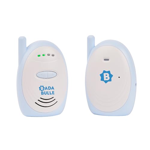 Badabulle Babyphone Audio - Portata 300M - Semplice Da Usare - Interfono Compatto