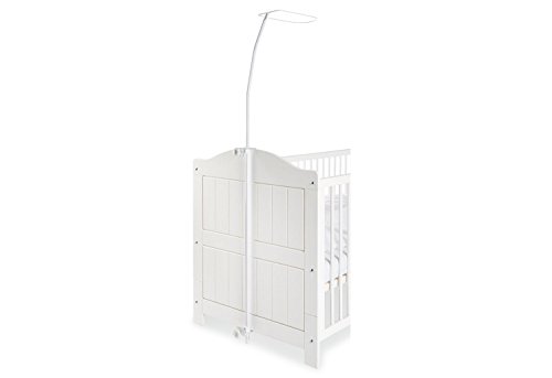 Pinolino 550001 - Barra A Baldacchino Per Lettini Per Bambini, Bianca