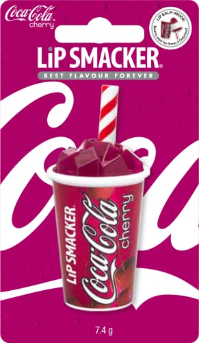 Lip Smacker - Coca-Cola Cup Collection - Burrocacao Per Bambini A Forma Di Bicchiere Di Coca Cola - Gusto Coca-Cola Alla Ciliegia - Dolce Regalo Per I