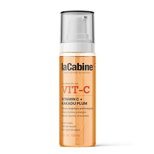 Lacabine Vit-C Schiuma Detergente 150Ml |Deterge, Illumina Ed Energizza | Con Vitamina C E Prugna Del Kakadu