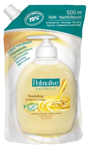 Palmolive - Sapone Liquido Con Estratti Di Miele, Latte Natura L S (Latte E Miele Di Frutta Secca) - 500 Ml