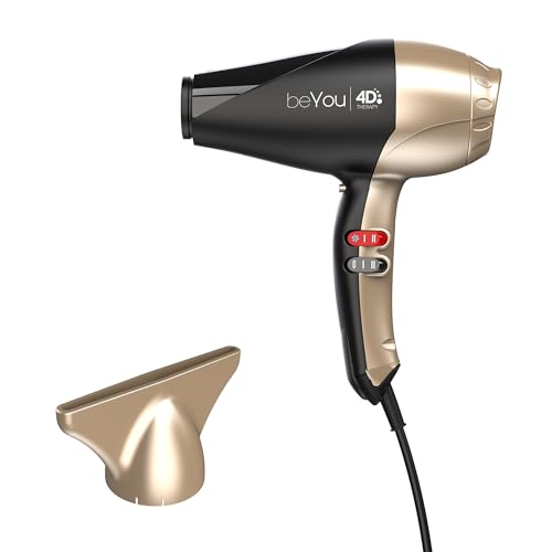Ga.Ma Italy Professional, Asciugacapelli Beyou 4D Therapy Ultra Ozono Ion, 2400W, Tecnologia Anti-Età E Anti-Crespo, Motore Ac, 6 Combinazioni Di Asci