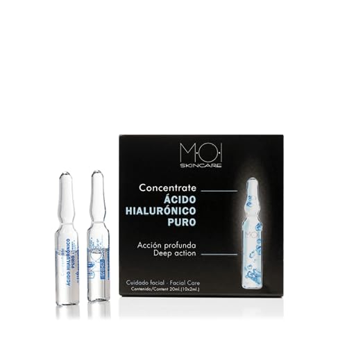 Fiale Viso Concentrate Acido Ialuronico 10 Flaconcini 2Ml. M·O·I Skincare