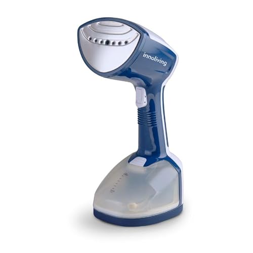 Innoliving Stiratrice Verticale Inn-677, Ferro A Vapore Da Viaggio, 1500 W, Piastra In Acciaio Inox 7 Fori, Vapore Continuo 25G/Min, Serbatoio Removib