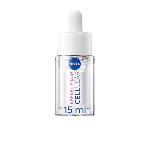 Nivea Expert Filler Cellular Sérum Rellenador De Arrugas (1 X 15 Ml), Sérum Facial Con Micro Ácido Hialurónico, Sérum Hidratante Con Efecto Antiedad, 