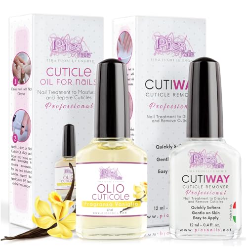 Rimuovi Cuticole Unghie Di Mani E Piedi Professionale 12 Ml - Cuticole Remover Che Scioglie E Rimuove Le Cuticole Per Unghie Di Mani E Piedi (2Pz. 12