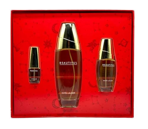 Estée Lauder - Beautiful Deluxe Trio Set – Eau De Parfum Edp 100 Ml + Eau De Parfum Edp 30 Ml + Eau De Parfum Edp Mini Spray 4,7 Ml