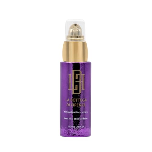La Bottega Di Firenze Siero Viso Antiossidante 30Ml - Bakuchiol, Niacinamide, Ectoina, Aloe Vera - Ideale Per Tutti I Tipi Di Pelle, Sieri Viso