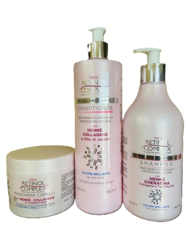 Set Trattamento Intensivo Protezione Colore Con Henne' Collagene