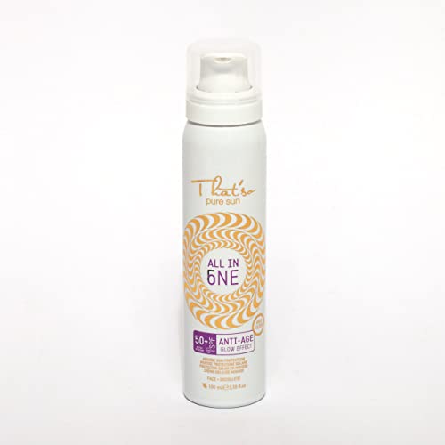 That'So All In One Spf 50+ Anti-Age Mousse Sun Protection 100Ml Effetto Glow Illuminante